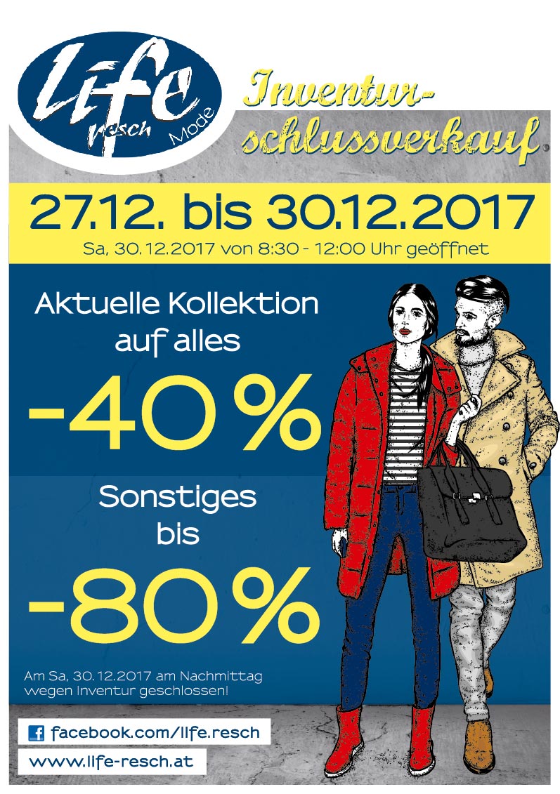 GROSSER INVENTURVERKAUF IM